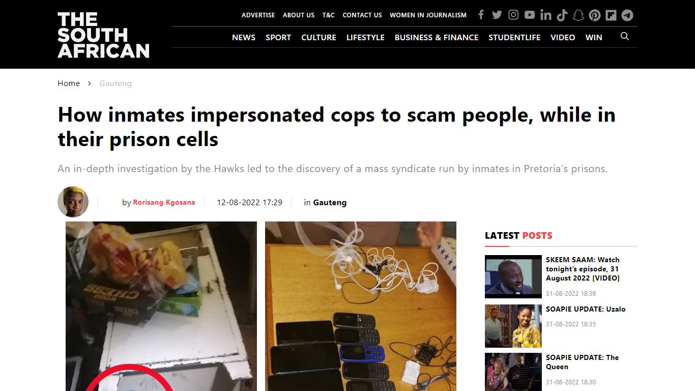 How inmates impersonated cops to scam people, while in their prison cells